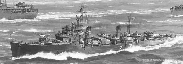 Japanese destroyers KUWA and TAKE